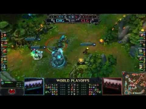 League of Legends S2 Playoffs: Team Dignitas vs CLG.EU [Group B]