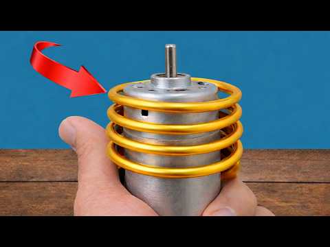 DIY Concrete Vibrator from Scrap DC Motor – Surprisingly Powerful!