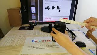 รีวิว สาธิต ทดสอบ  Honeywell Genesis XP 7680g Barcode scanner 1D 2D Qr code Dot code  Digimarc