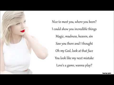 TAILOR SWIFT-Blank Space ( lyrics) €ROWD MU$IC