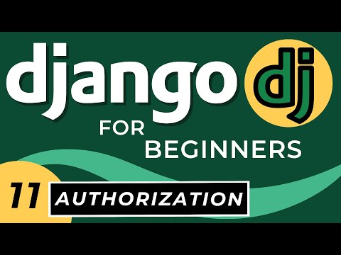 Python Django User Authorization Tutorial