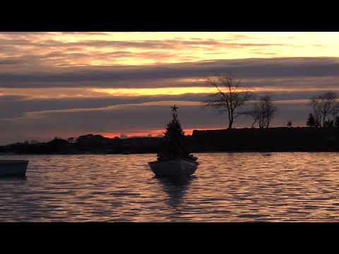 Christmas Boat in Marblehead, Massachusetts