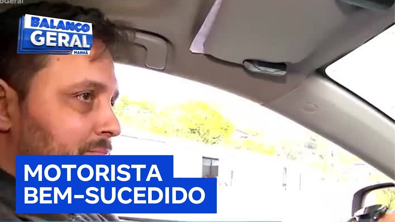 Motorista de aplicativo diz o que faz para ganhar cerca de R$ 26 mil por mês