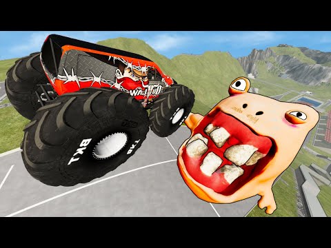 Deadliest Crashes on Car Jump Arena - BeamNG.drive Gameplay