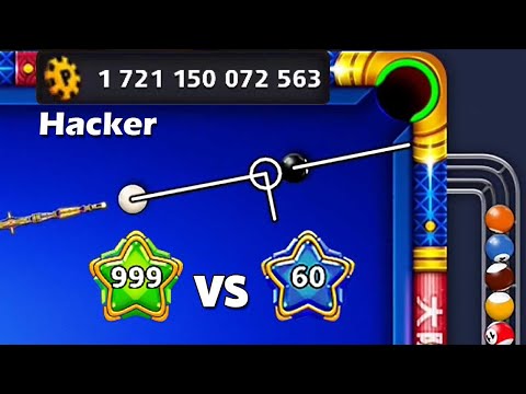 Level 999 VS 60 Hacker 😂 Coins 1720000000000 Pro 8 Ball Pool