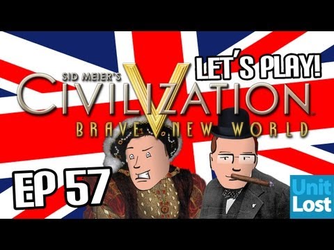 Civilization V: Brave New World Let's Play - British Empire! Part 57