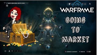 Warframe | Endo | Selling Sculptures to the Woman at Market