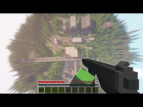 I turned Mincraft into a first-person shooter Battle Royale