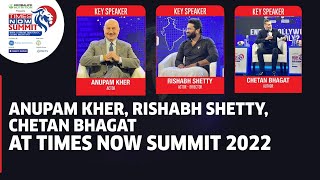 Anupam Kher, Rishabh Shetty & Chetan Bhagat Speak At Times Now Summit 2022 | Latest Update