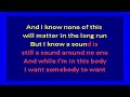 Fiona Apple -  I Want You To Love Me (karaoke)