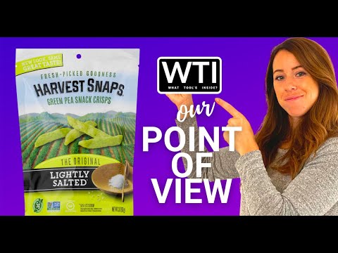 Harvest Snaps Salted Green Pea Snacks - WTI product video review