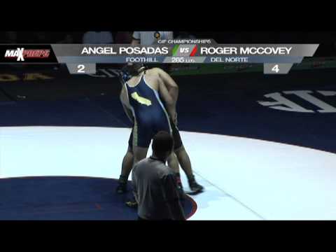 CIF Wrestling - McCovey vs Posadas - 285 lbs.