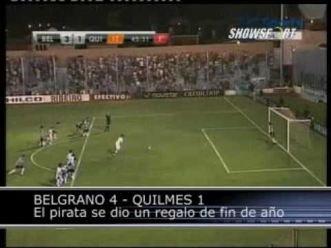 F19 Belgrano 4 - Quilmes 1 [RESUMEN - TyC] 2009 - 12 - 10
