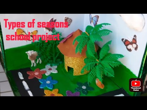 Types of seasons # seasons project# seasons working model #students#teachers #school project