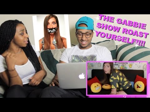 Couple Reacts : The Gabbie Show "Roast Yourself Challenge" Reaction!!