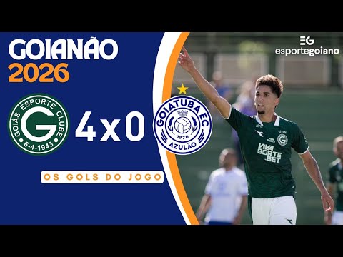 Goiás wins by a landslide! Esmeraldino crushes Goiatuba in their opening match of the 2026 Goianã...