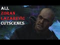 Uncharted 2 Among Thieves ALL ZORAN LAZAREVIC Character Cutscenes Story Mode (Graham Mctavish)