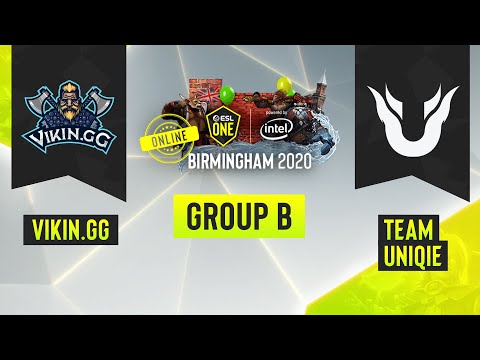 Dota2 - Vikin.gg vs. Team Unique - Game 1 - ESL One Birmingham 2020 - Group B - EU/CIS
