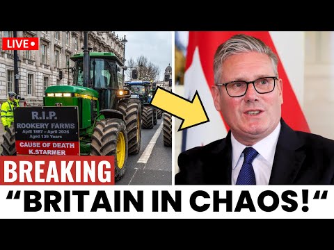 1 MIN AGO: 1,872 Tractors SHUT DOWN London — Live Footage of the UK Capital in TOTAL CHAOS!