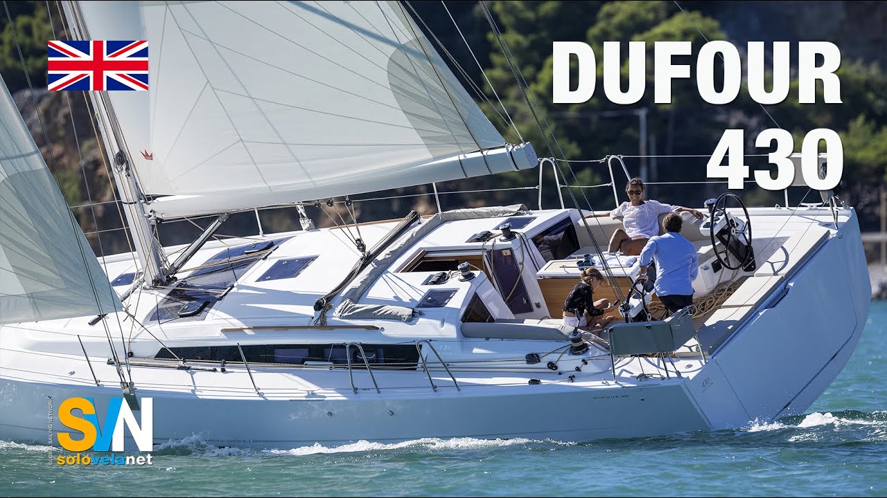Dufour 430 (English) - Sea trial video