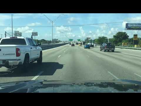 Driving around Fort Lauderdale and Pompano Beach, FL