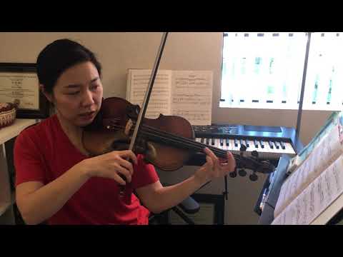 Suzuki Violin book 3 No. 4 Humoresque position practice #1