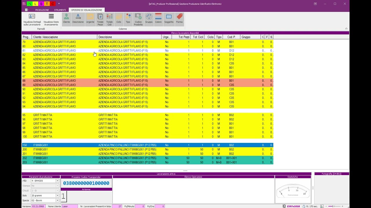 ieTAG Producer Professional