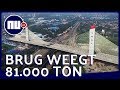 Timelapse: China brengt zwaarste tuibrug ter wereld in positie | NU.nl