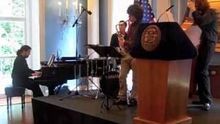 New York Jazz Academy:  Teen Jazz Quartet Gig w/ Mayor Bloomberg