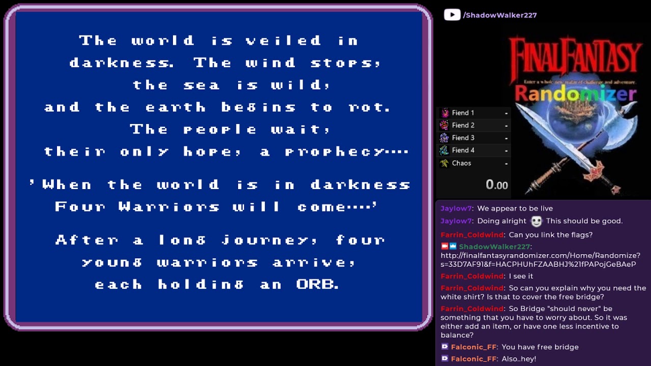 Final Fantasy Randomizer Tutorial Workshop: Routing and Decision Making in FFR