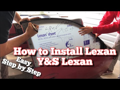 Lexan Glass for Racing Install
