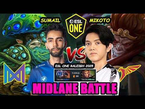 Sumail vs Mikoto | Talon Nigma Epic Midlane Duel ESL One Raleigh 2025 Group Stage