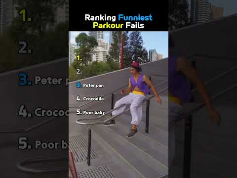 Ranking Funniest Parkour Fails😭😭