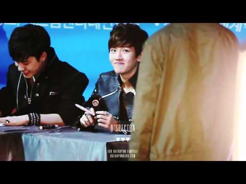 [1080P]120428 EXO-K Incheon fansign Baekhyun fancam [full ver]