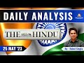 The Hindu Newspaper Analysis 25 May 2023 UPSC CSE