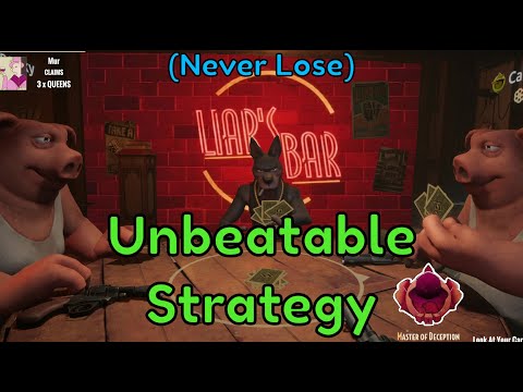 How I Got The Highest Rank In Liar's Bar | Best Strategy