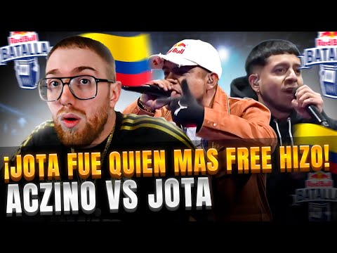 ¡JOTA FUE QUIEN MÁS FREESTYLE HIZO! ACZINO VS JOTA RED BULL INTERNACIONAL 2023