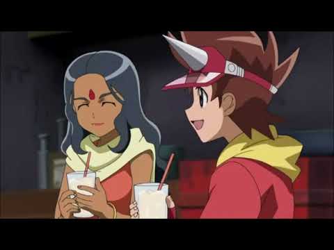 Dark Skin Anime Girl Princess Meena - Dinosaur King