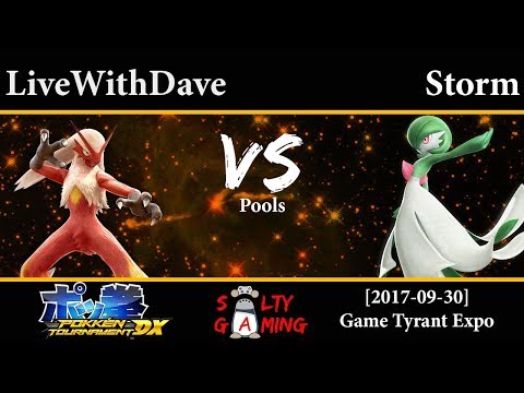 [2017-09-30] Pokkén - LiveWithDave (Blaziken) vs Storm (Gardevoir) Pools