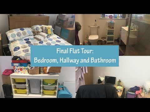 Final Flat Tour: Bedroom, Hallway and Bathroom