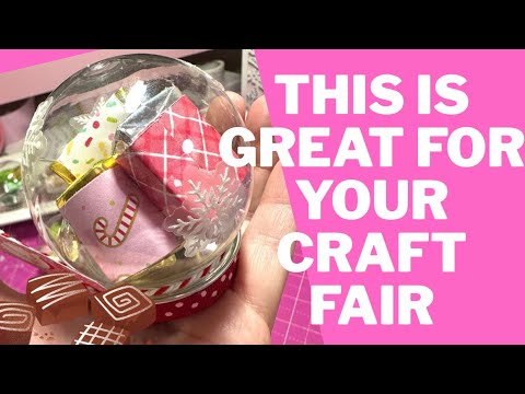 CRAFT FAIR SERIES 2025| HERSHEY NUGGET GLOBES! SO EASY!