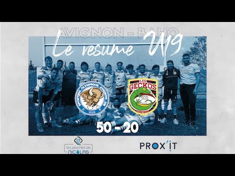 [U19 Elite] SO Avignon XIII - Baho XIII (résumé)