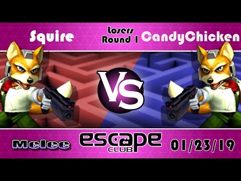 Squire (Fox, Pichu) vs. CandyChicken (Fox) - Losers Rd 1 - ESC Biweekly #1