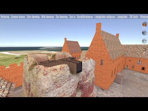Rekonstruktion af Kalø Slotsruin