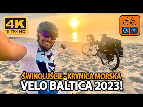 744 km na rowerze wzdłuż Bałtyku: Świnoujście - Krynica Morska! Velo Baltica (R10) zdobyta!
