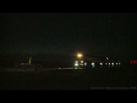 7922V SCT/SBR Container Freight Train After Nightfall (12/12/2016) - PoathTV Australian Railways