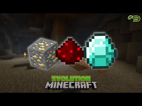 EPIC! DommyHeld Strikes Gold, Redstone & Diamonds | Minecraft Evolution #09