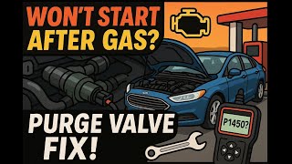 2014 Ford Fusion 1.5L Purge Valve Replacement & Diagnosis | Won’t Start After Fueling? FIXED!