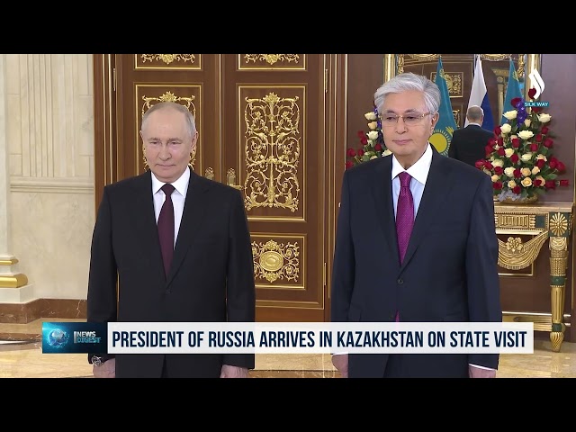 Қазақстанға мемлекеттік сапармен Ресей Президенті келді