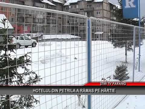 Hotelul din Petrila a ramas pe hartie